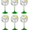 Tanqueray Gin Tonic Glazen - Groen - 6 Stuks
