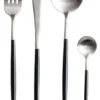 Jay Hill Bestekset - RVS / Zwart - 4-delig